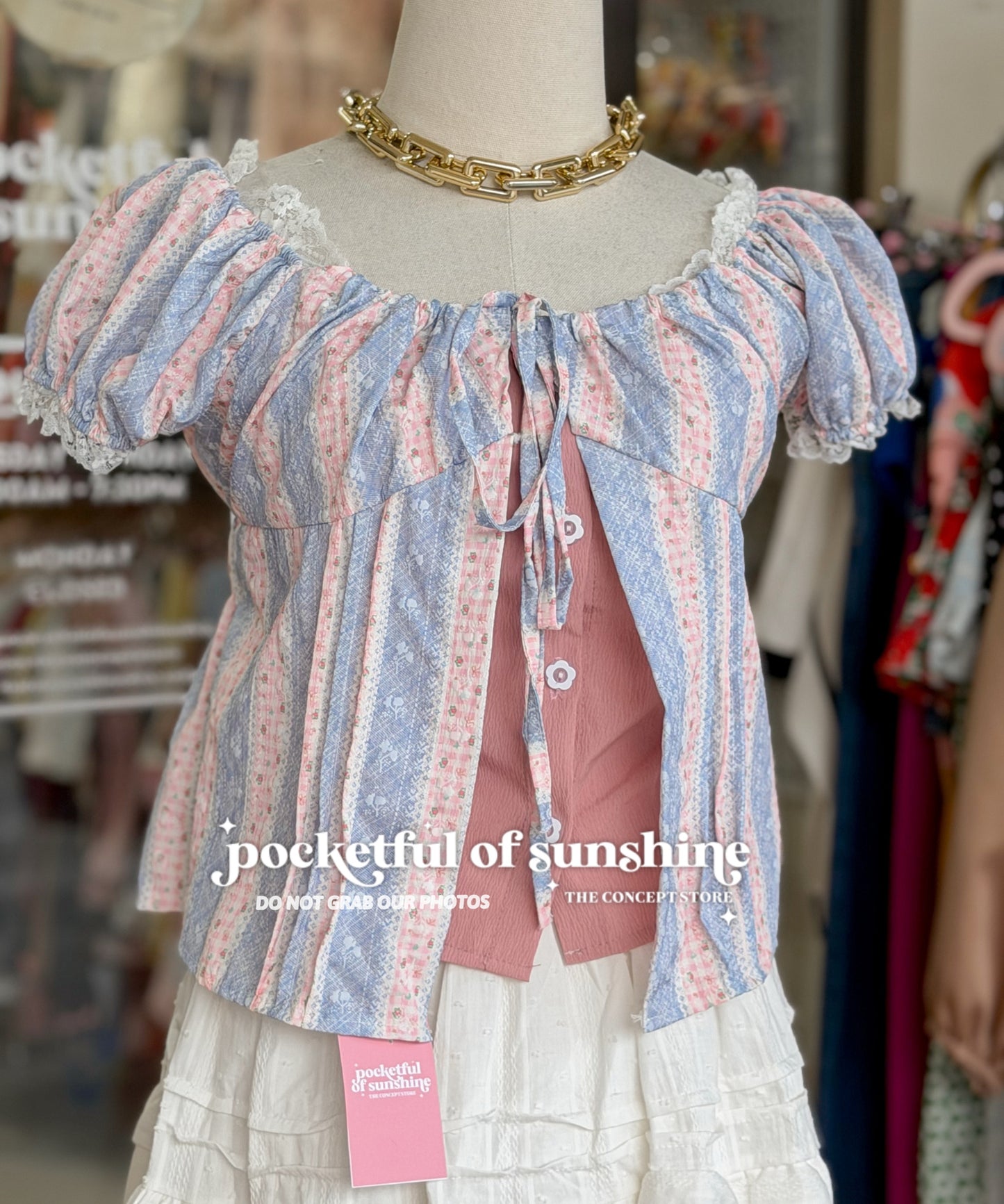 Picnic Puff Top