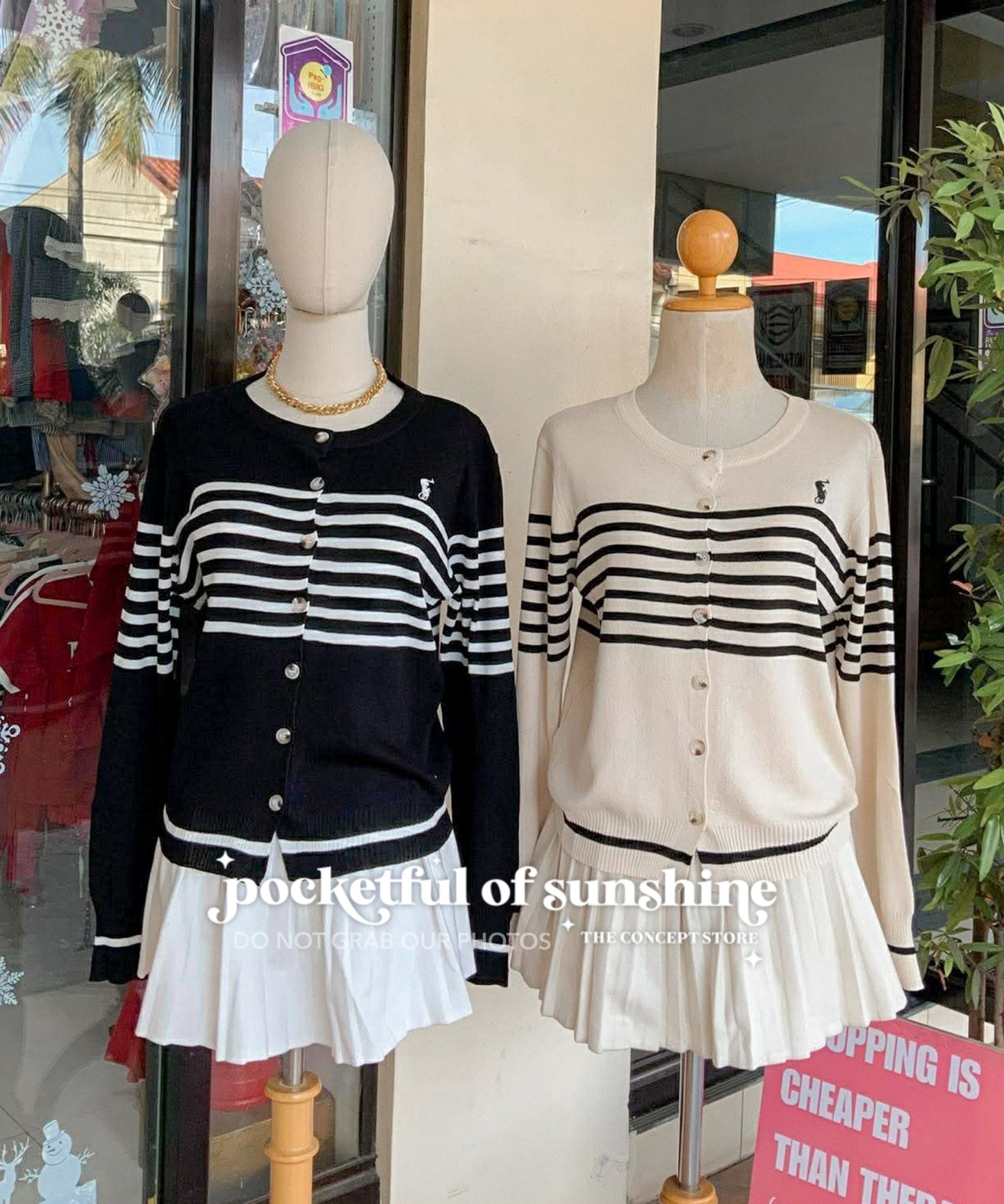 Polo Long Sleeve Knitted Top