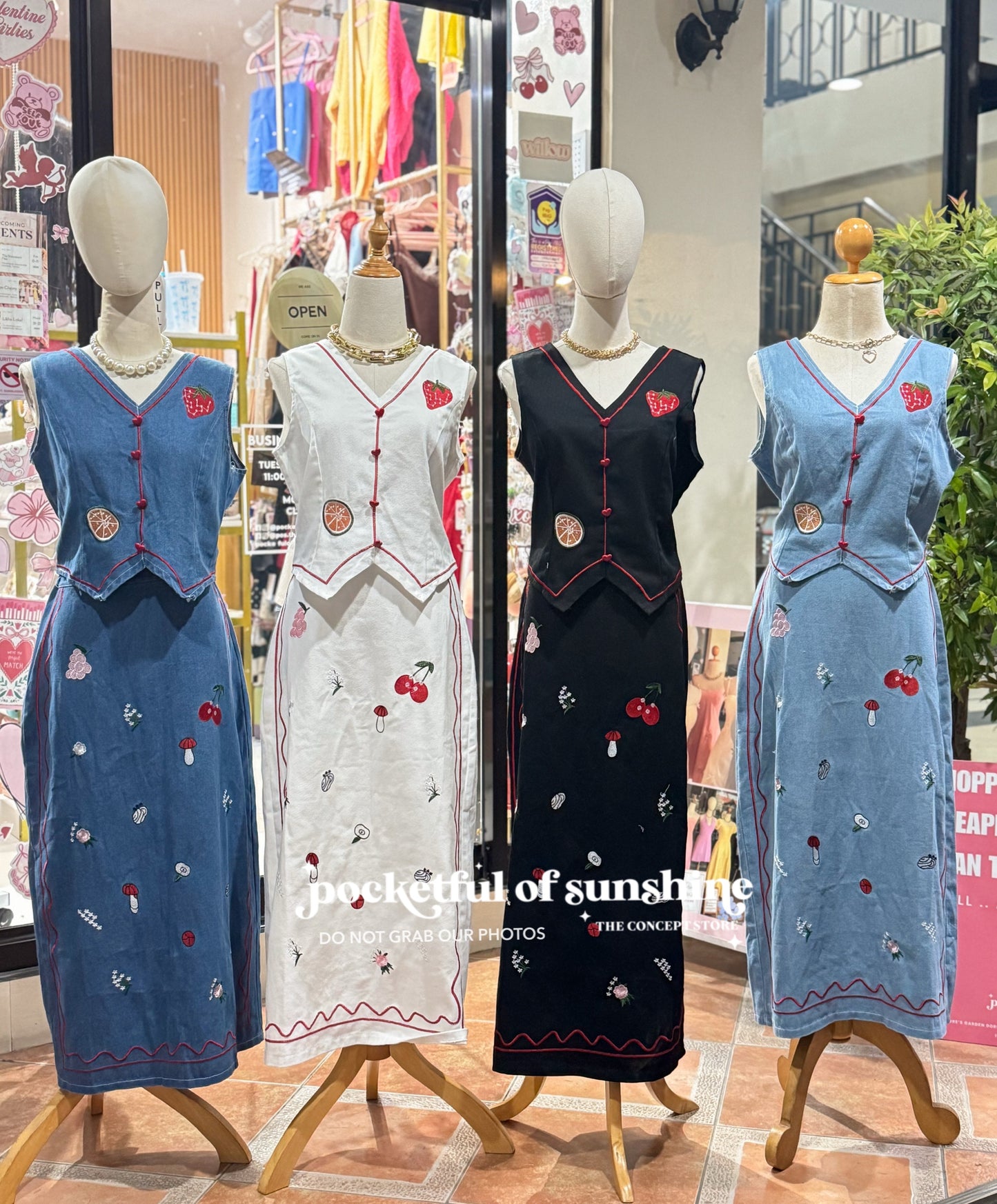 Lona Vest Denim Coordinates