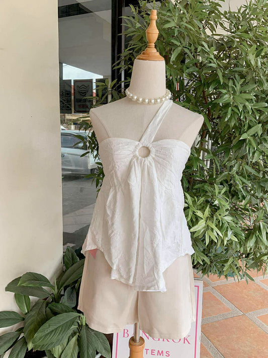 Eyelet Isla Top