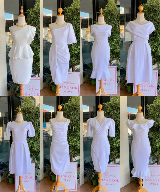 White Formal Dress Collection