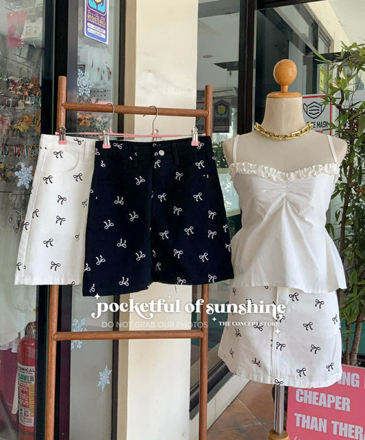 BOW SKIRT SKORT