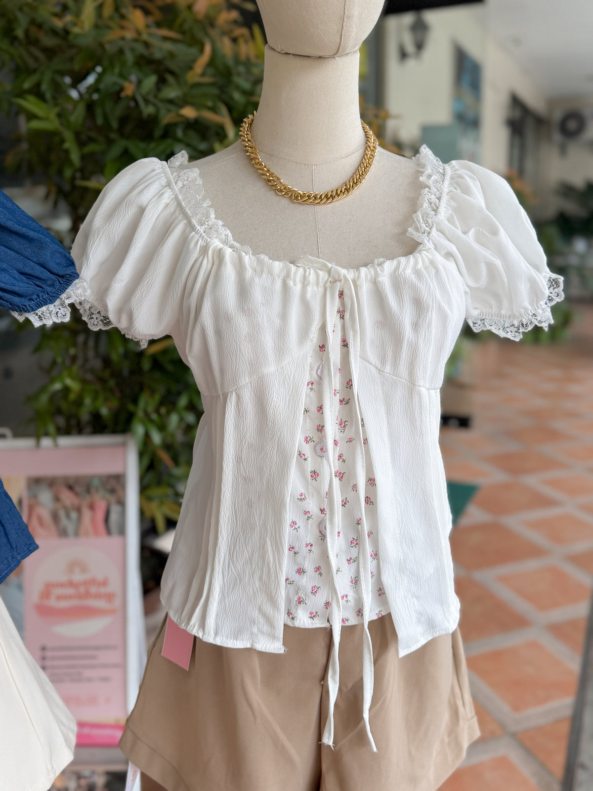 Celine Puff Top