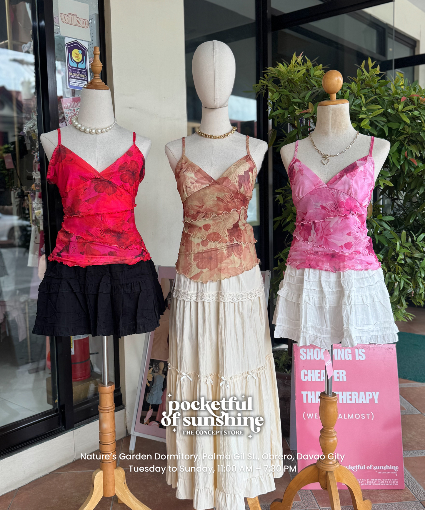 Floral Mesh Camisole