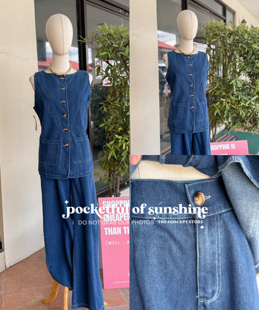 Denim Vest Coordinates