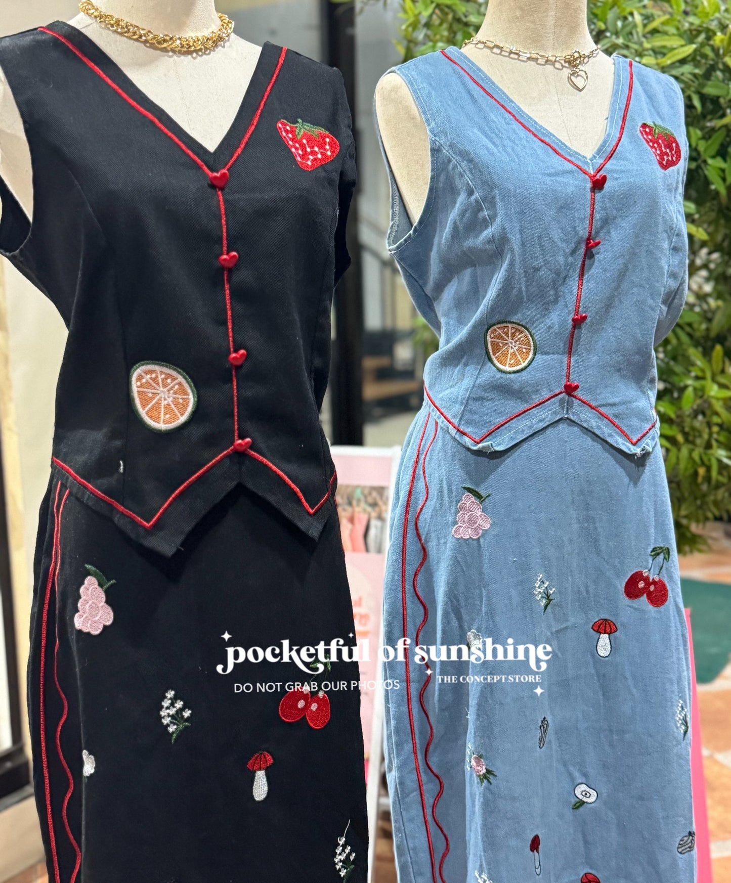 Lona Vest Denim Coordinates