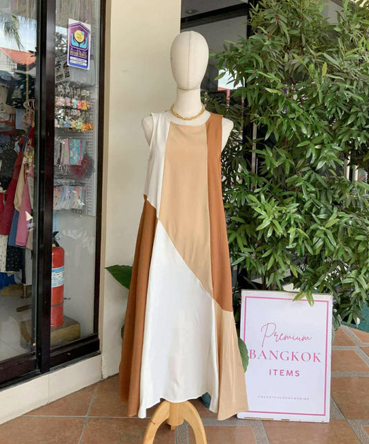 Monochrome Maxi Dress
