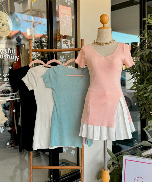 V-neck Knitted Top
