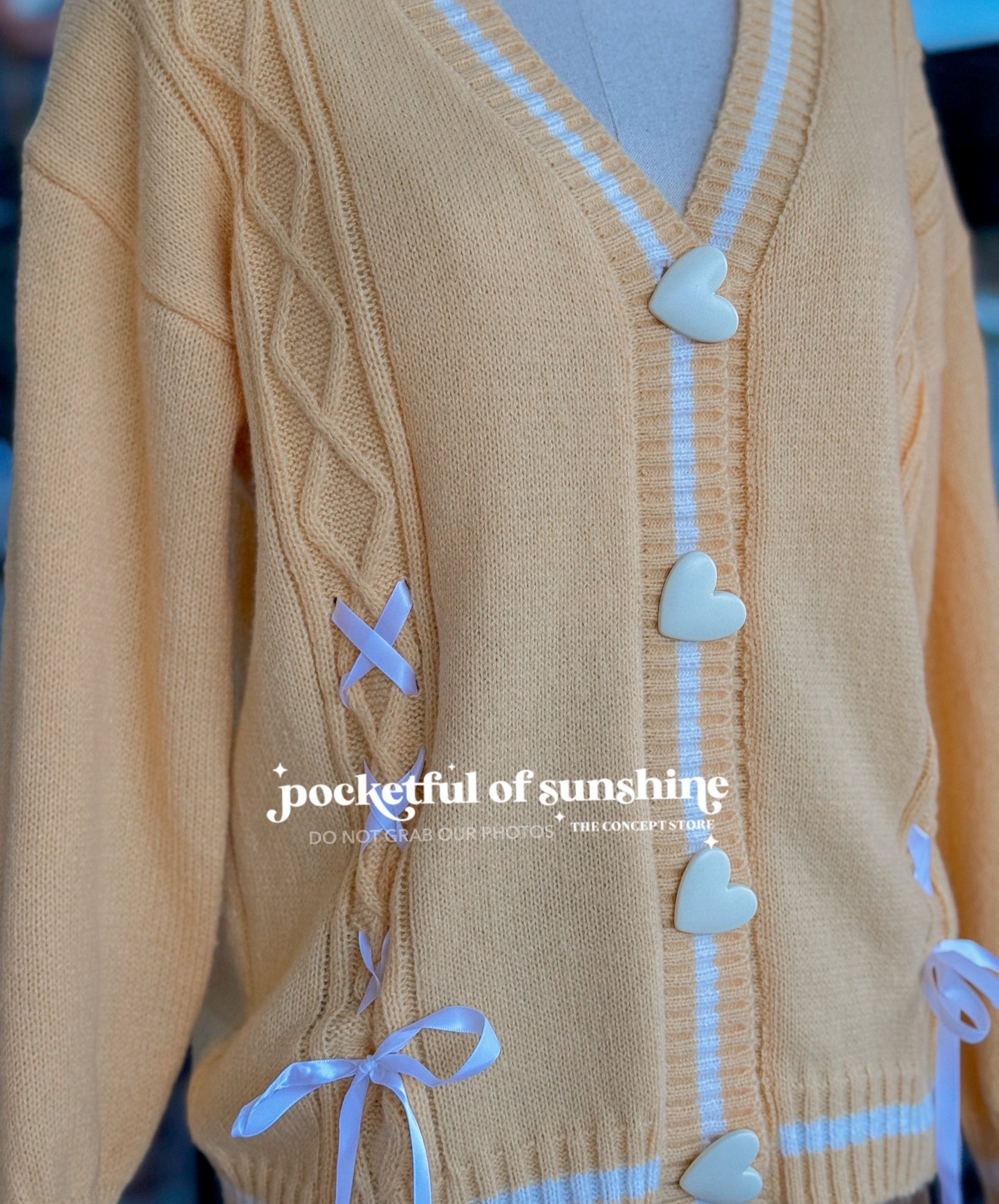 Heart Knitted Cardigan