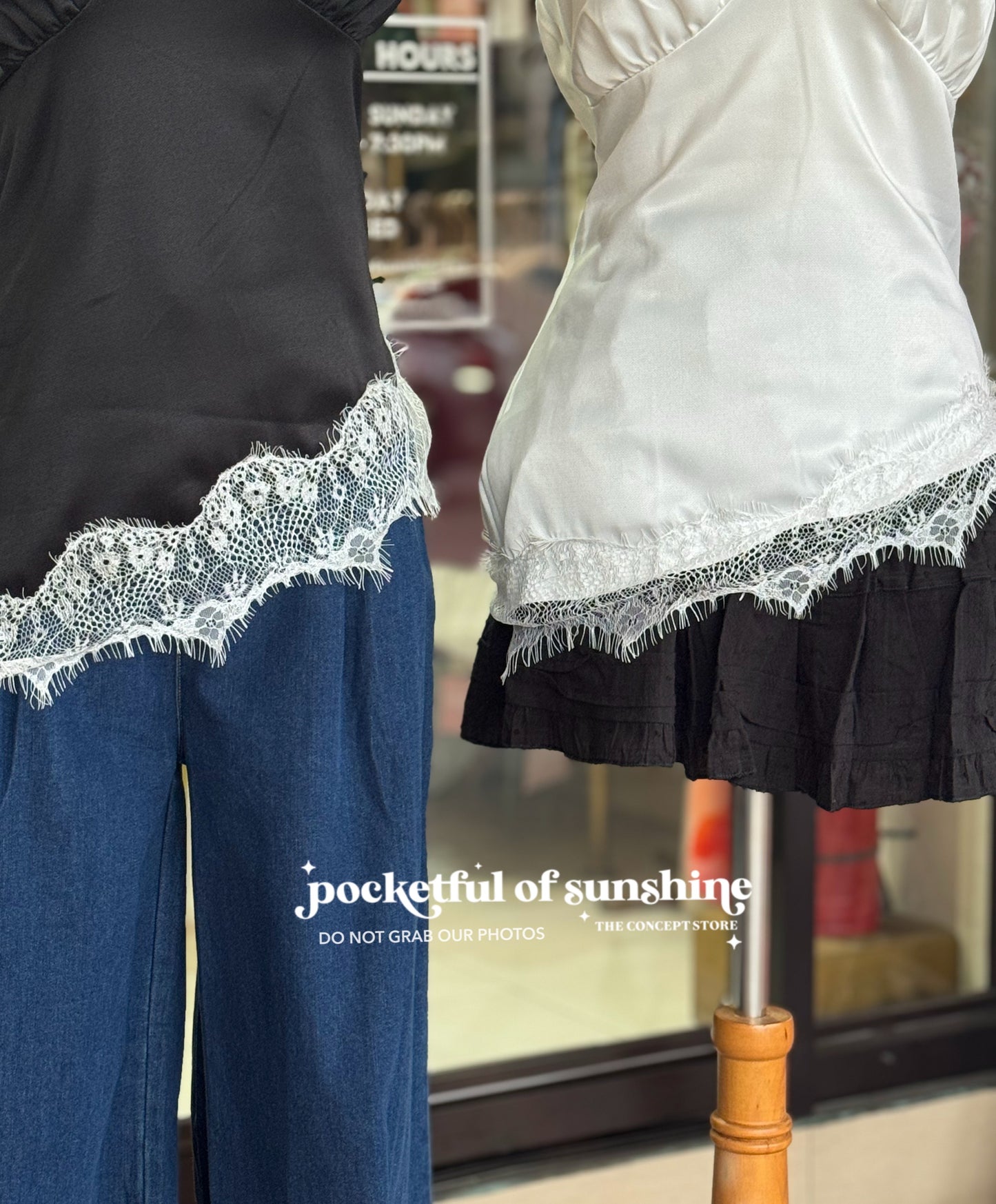 Lacey Satin Cami Top