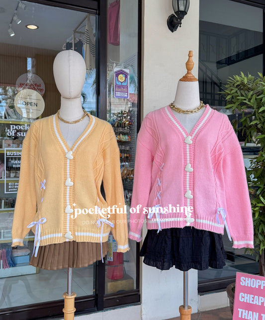 Heart Knitted Cardigan