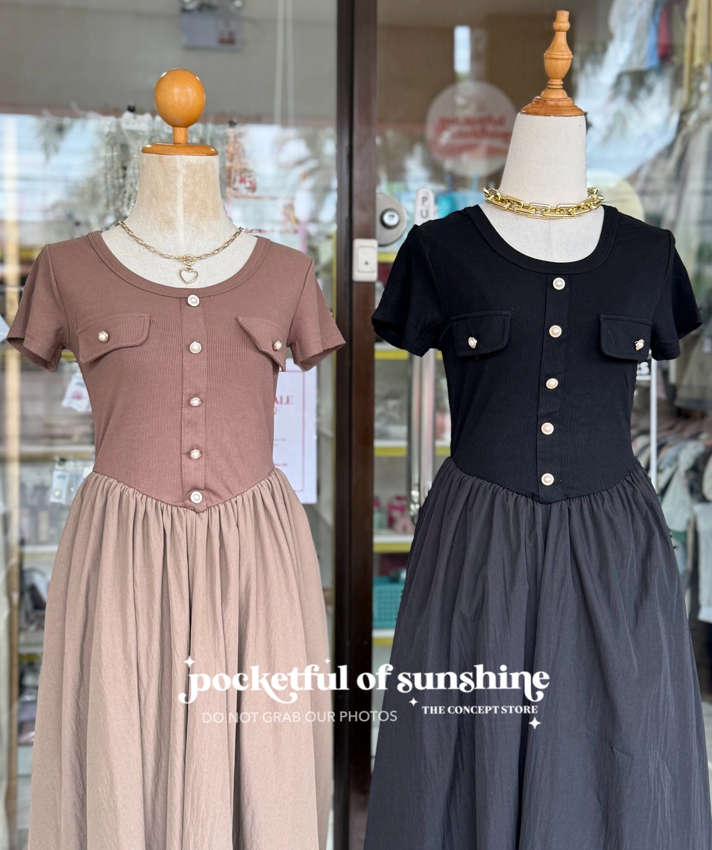 Button Maxi Dress