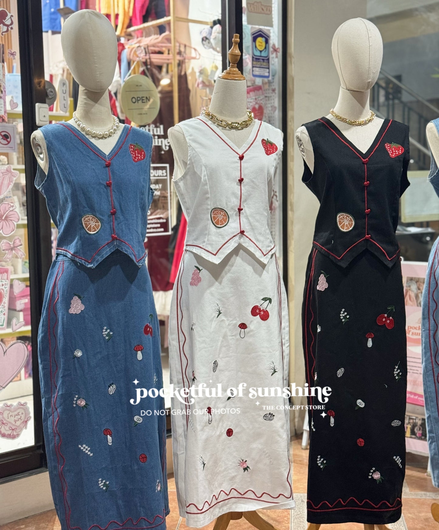 Lona Vest Denim Coordinates