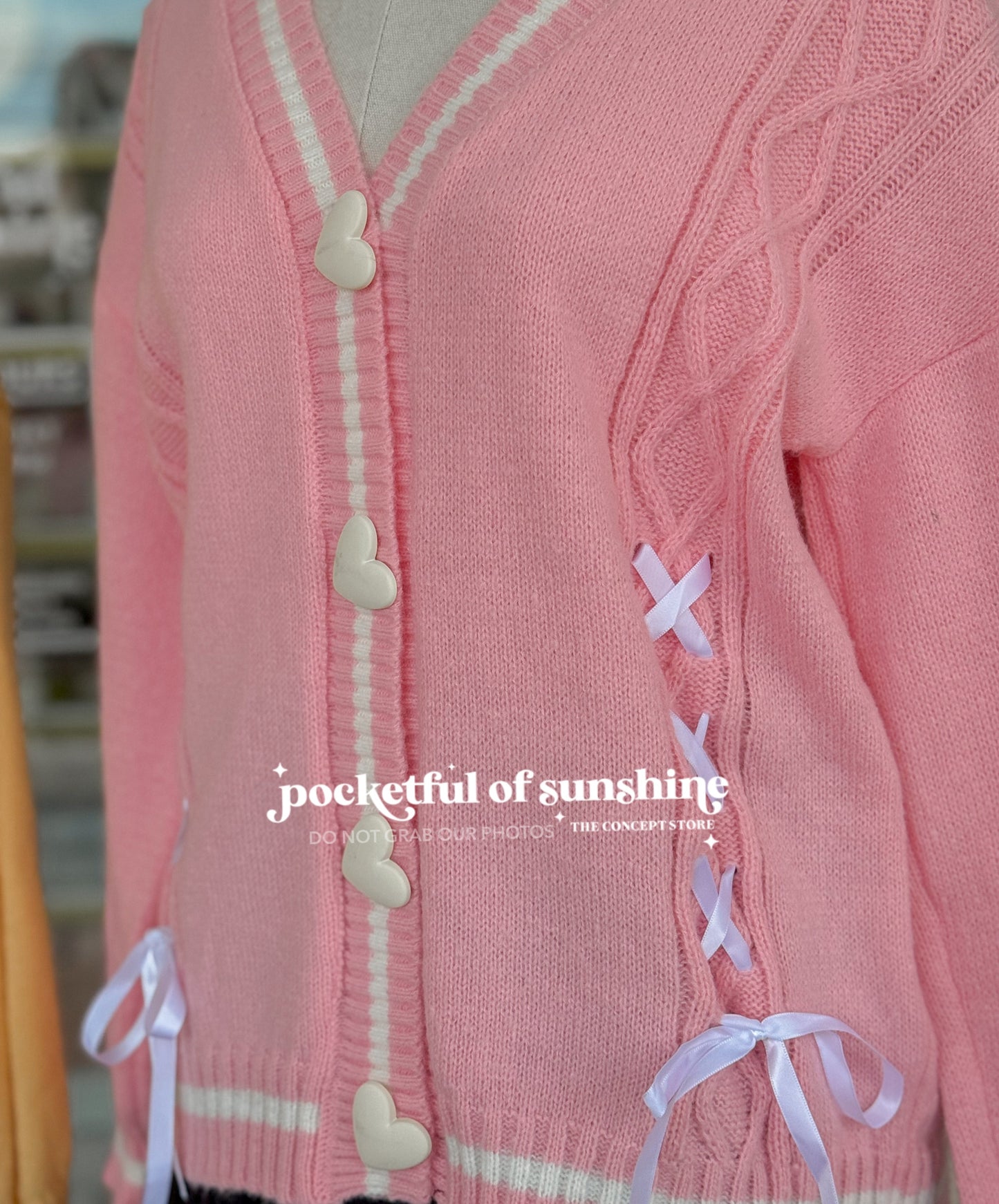 Heart Knitted Cardigan