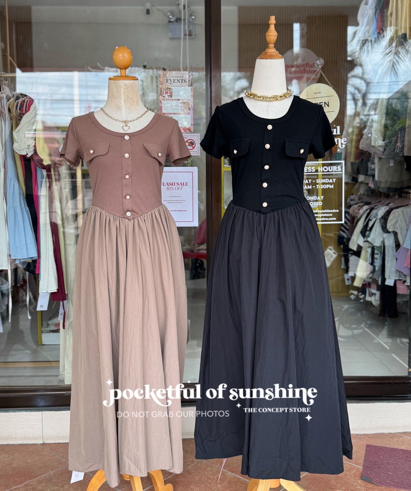 Button Maxi Dress