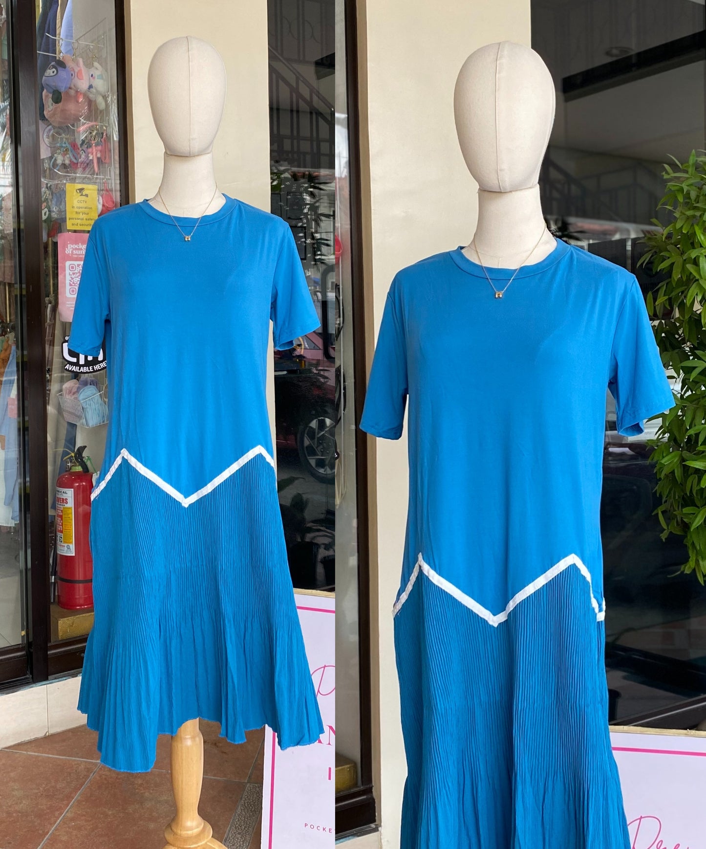 Shirt Pleated Dress