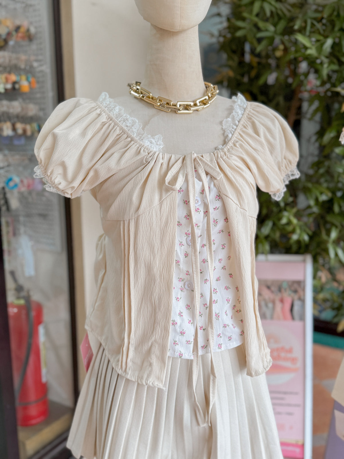 Celine Puff Top