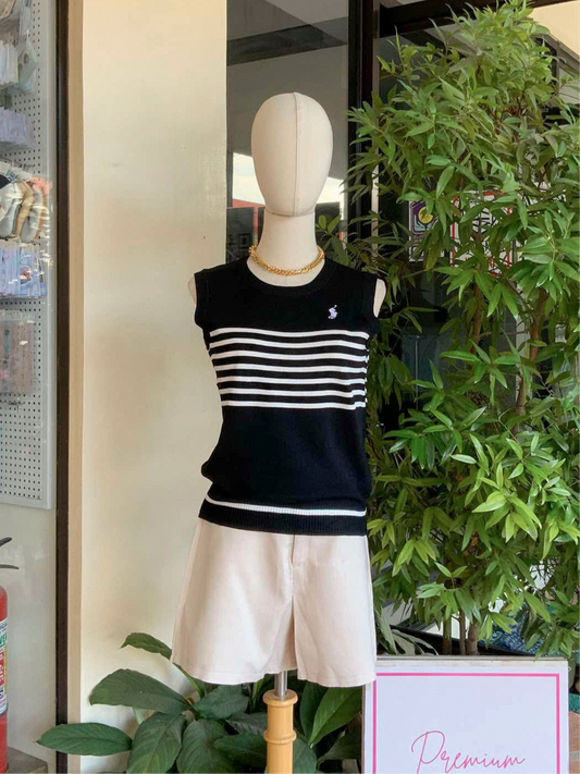 Polo Muscle Knitted Top